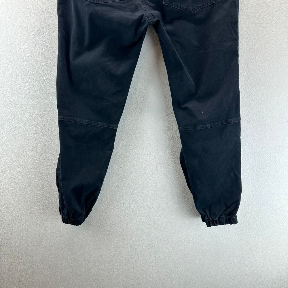 Nili Lotan Cropped French Military Pants Zip Jogger Ankle Carbon 8 - Picture 8 of 16